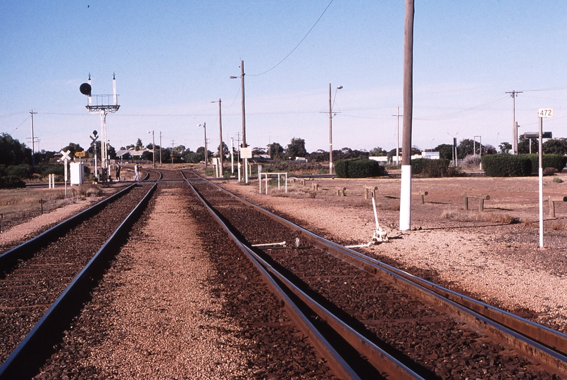 123622: Ouyen km 472 via Lal Lal looking South towards Melbourne and Pinnaroo