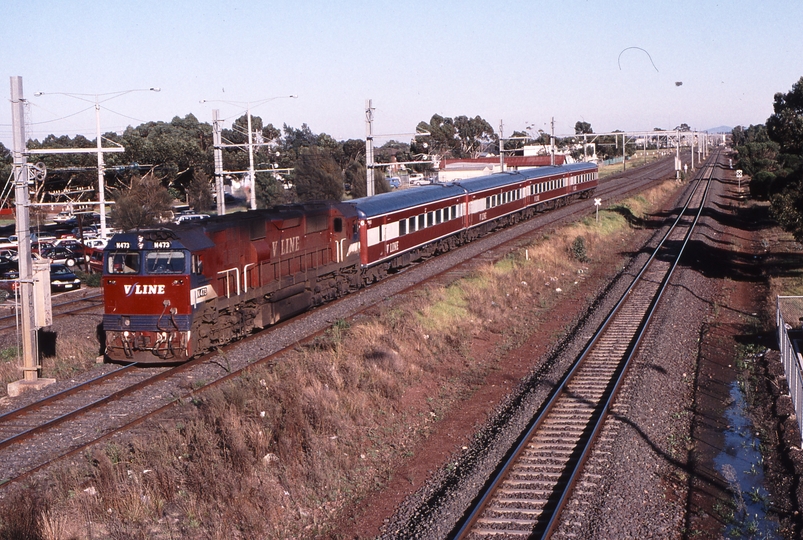 123671: Laverton 8218 Up Passenger from South Geelong N 473