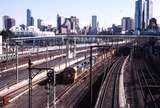 123711: Original MCG Footbridge 9553 Steel Train to Long Island BL 34 BL 29