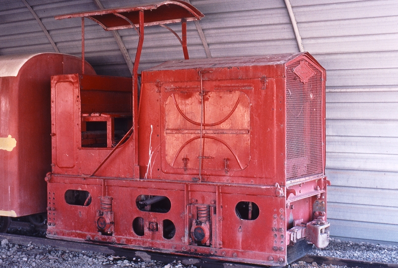 123760: Caribbean Gardens Depot Malcolm Moore 1092 petrol locomotive