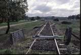 123858: Muckleford looking towards Maldon from Castlemaine end level crossing