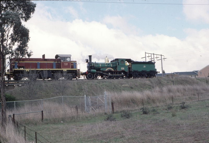 123977: Queanbeyan North Side km 320 1210 7319 Down ARHS (ACT), Fathers' Day Special to Canberra