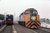 124045: Access to Natonal Rail Steel Yard F 317 8593 Down ARHS Special and National Rail Shunter C 505