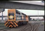 124049: Appleton Dock Junction looking North under 'Citylink' from Moonee Ponds Creek National Rail Shunter C 505