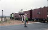 124183: Stuart Highway Level Crossing km 1292 5 Narrow Gauge Central Australia Railway 11:30am arrival Northbound Passenger DH 14