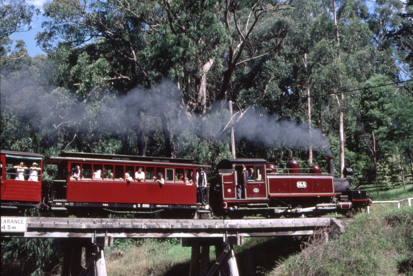 124446: Monbulk Creek Trestle No 25 4:00pm Down Passenger 14A