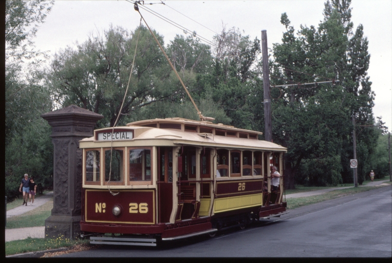 124492: Ballarat Tramway Museum St Aidans Drive Terminus RTA Special No26