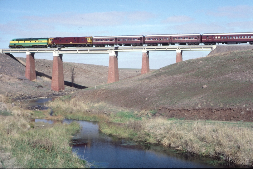 124835: Mount Emu Creek km 189 44211 4201 trailing 8706 Down NSWRTM Special