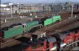 124864: Latrobe Street Bridge Up Empty Cars for NSWRTM Special 3830 3801 trailing