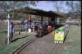 124899: Gisborne Vintage Machinery Society 184 mm gauge 'Kw' 0-4-2 Passenger and stabled diesel outline 'H G Ripp'