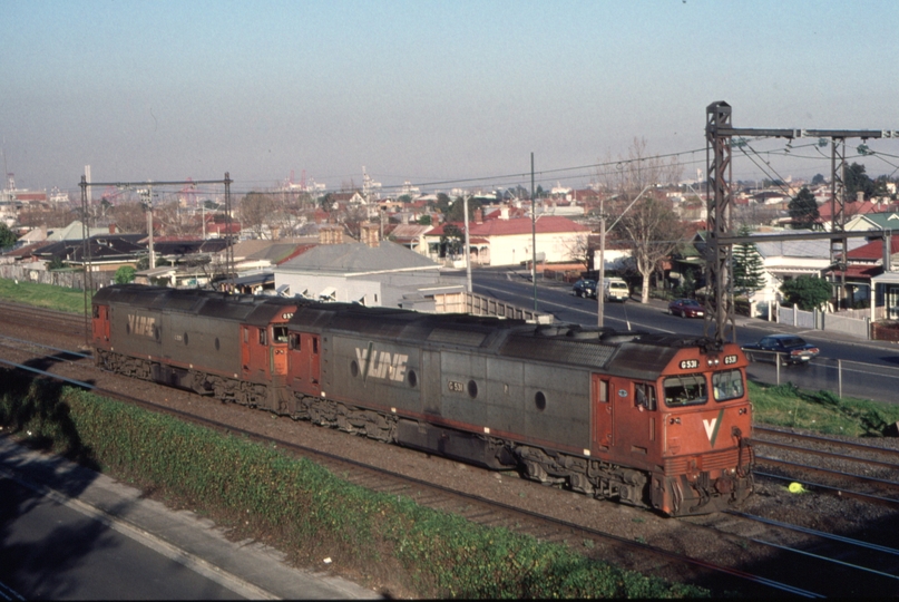 124972: West Footscray Junction Down Light Engines for SCT Train G 531` G 539