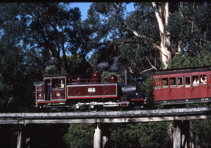 124995: Monbulk Creek Trestle No 28 Up Passenger from Gembrook 14A