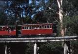 124996: Monbulk Creek Trestle NBD 5 at rear of No 28 Up Passenger from Gembrook