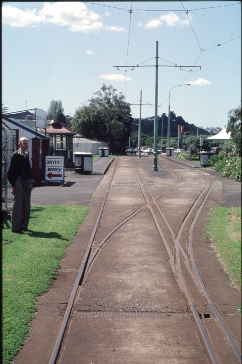 125270: Museum of Transport and Technology Entrance Stop Dual Gauge 1435 mm and 1219 mm Turnout