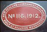 125275: Museum of Transport and Technology Maker's Plate on Ww 491
