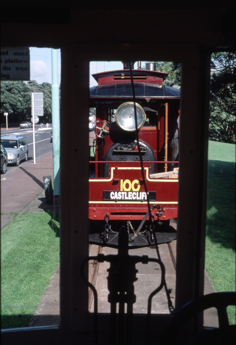 125346: MOTAT Tramway Gt Nth Rd Section Up AREA Spl ex Sydney Steam Motor 100 viewed from Auckland 11