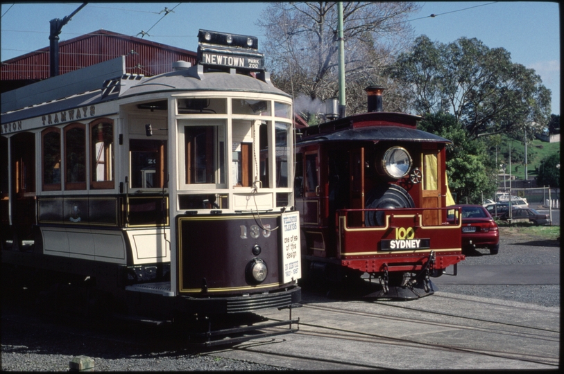 125361: Museum of Transport and Technology Wellington 135 and Sydney Steam Tram Motor 100