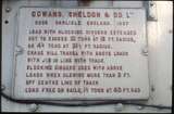 125407: Pukeoware Cowans Sheldon Maker's Plate 6056-1937 on Steam Crane 244