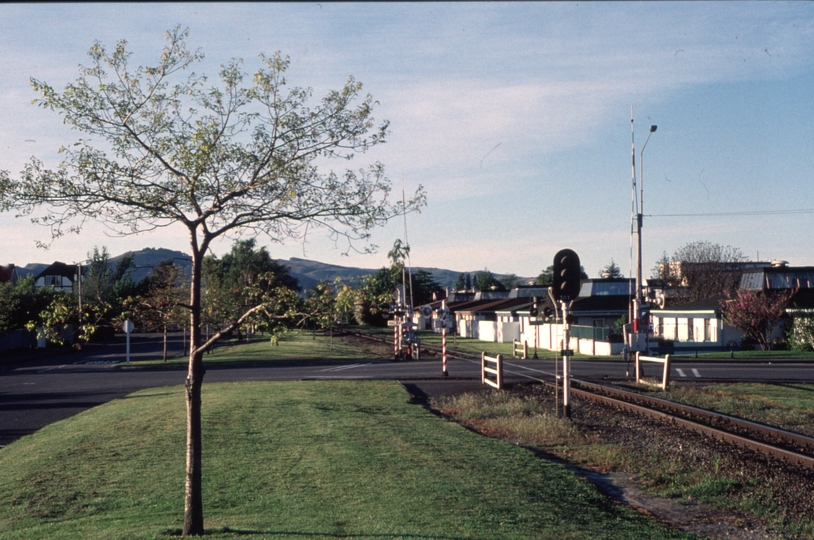 125829: Kilmarnock Street Level Crossing km 1 7 Picton Line looking South