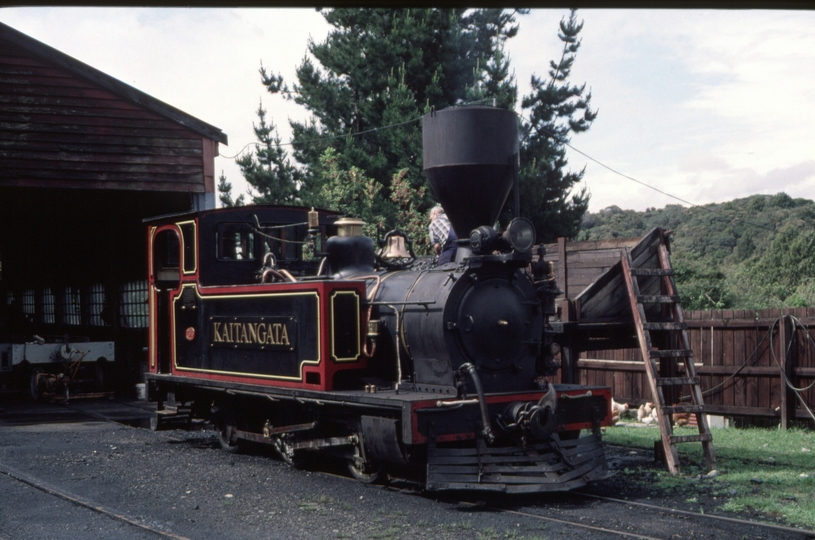 125885: Shantytown 'Kaitangata' taking coal at Depot