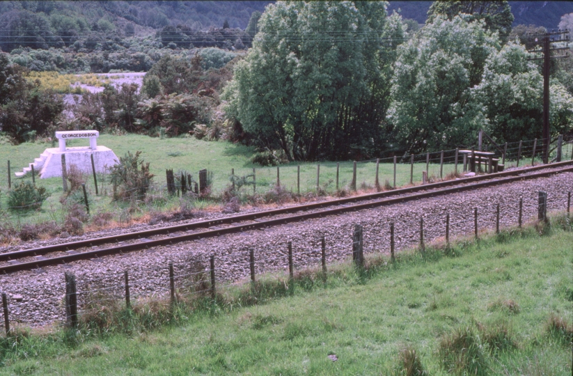 125932: Dobson (memorial), looking West to East across line