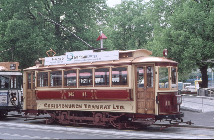 125946: Christchurch Tramway Cathedral Loop Stop T1 No 11