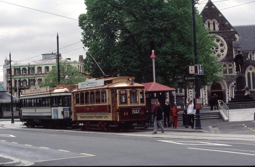 125950: Christchurch Tramway Cathedral Square Loop Stop T 1 No 11 No 178