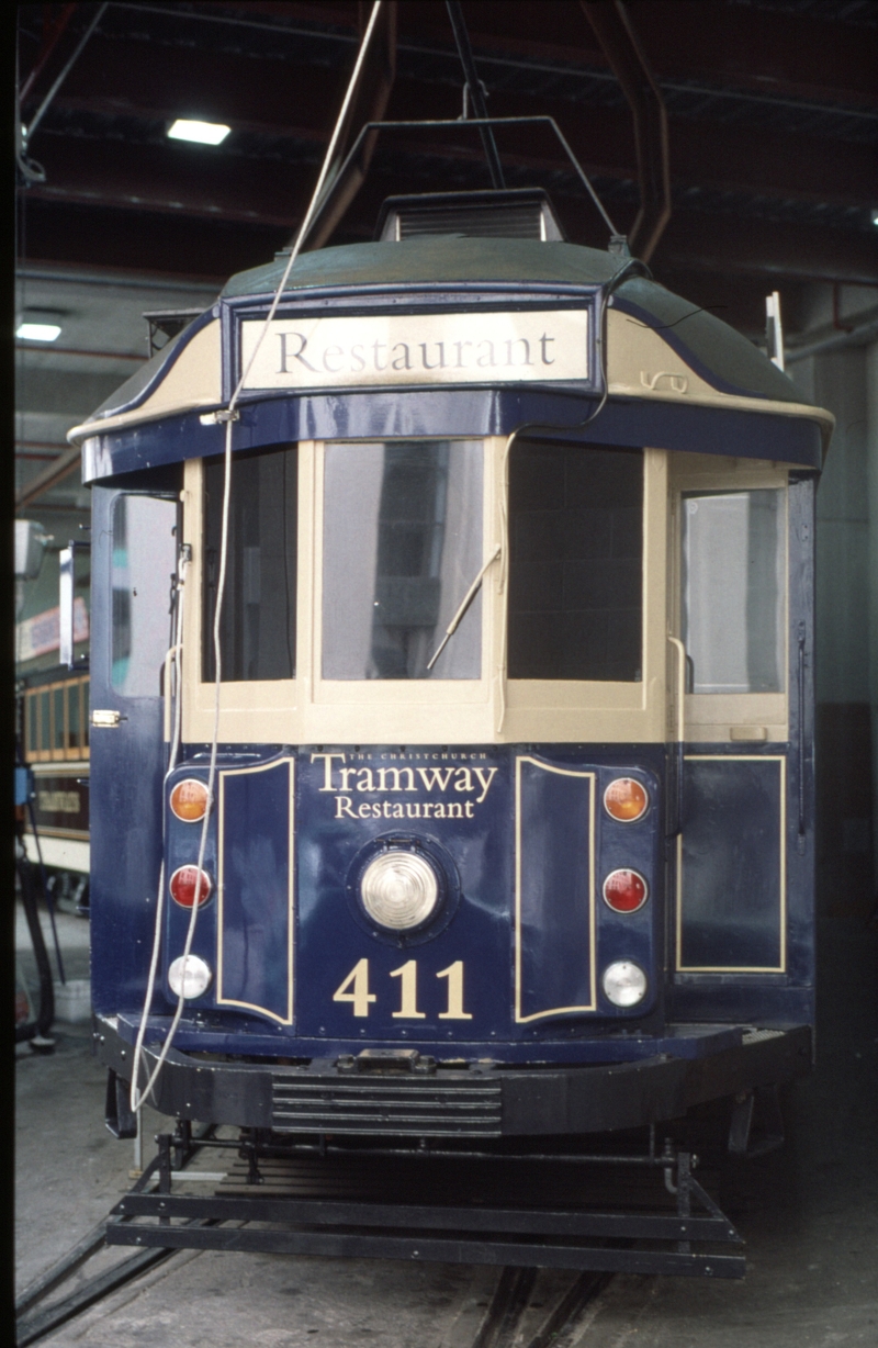 125955: Christchurch Tramway Depot Restaurant Car Melbourne W2 411