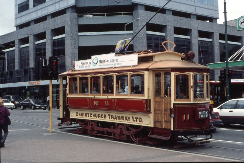 125966: Christchurch Tramway Amagh Street at Colombo Street Stop T8 No 11