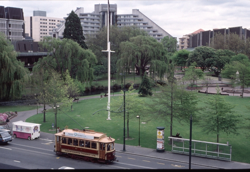 125968: Christchurch Tramway Amagh Street opposite Victoria Square No11 approaching Stop T 8