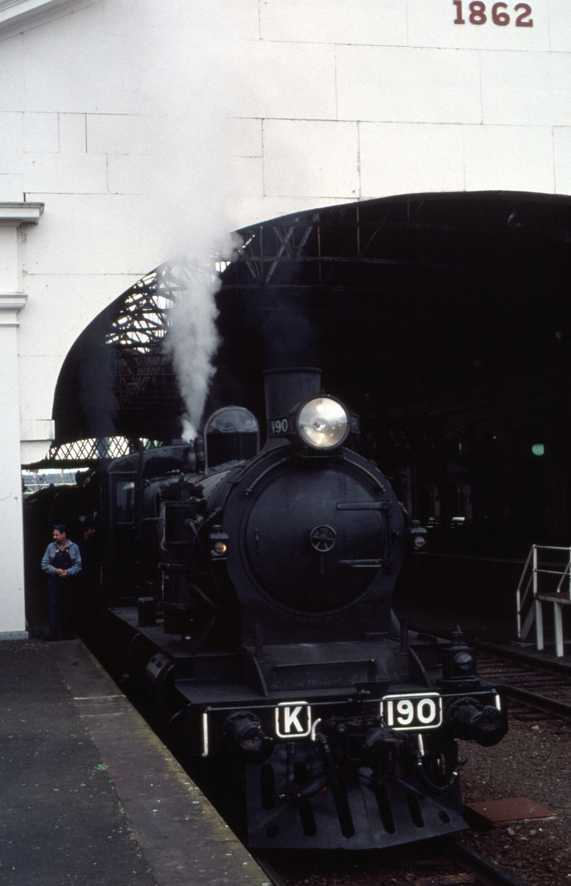 125983: Ballarat K 190 leading 8191 Down SteamRail Special