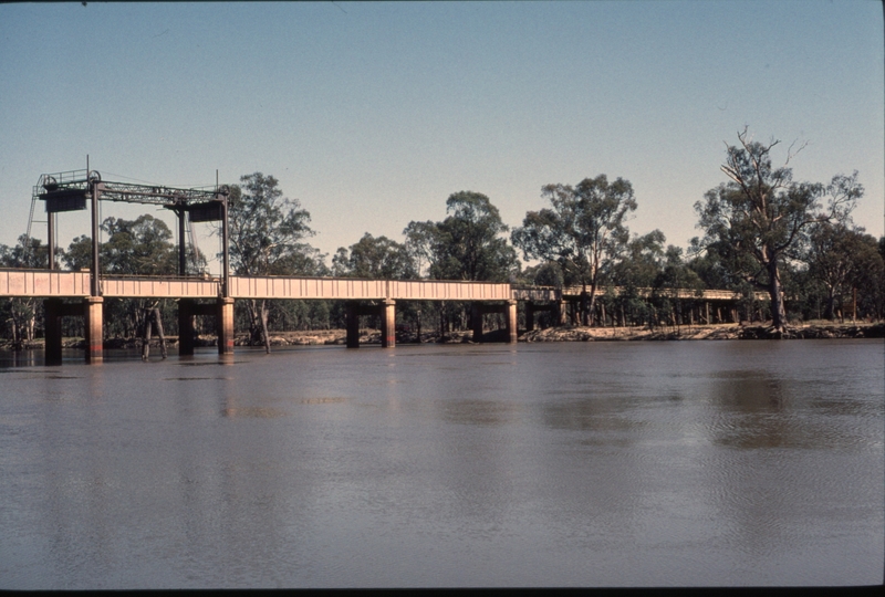 126077: Robinvale Murray River Bridge viewed from upstream side