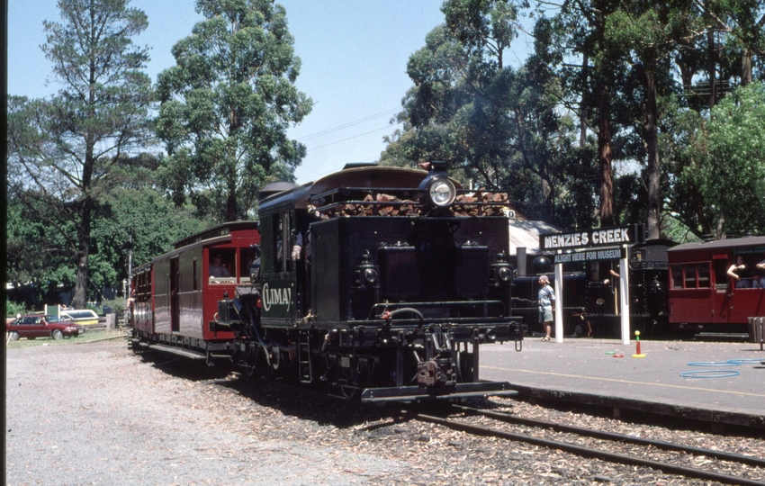 126143: Menzies Creek B468 Up Passenger Climax 1694  8A on Down Passenger in background