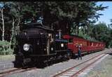 126166: Gembrook 12A about to propel cars for No 40 Up Passenger to Town Platform