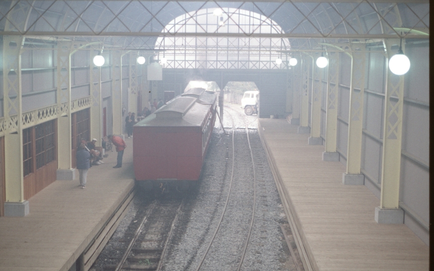 126219: Queenstown looking towards Regatta Point from gallery at Old works end of building