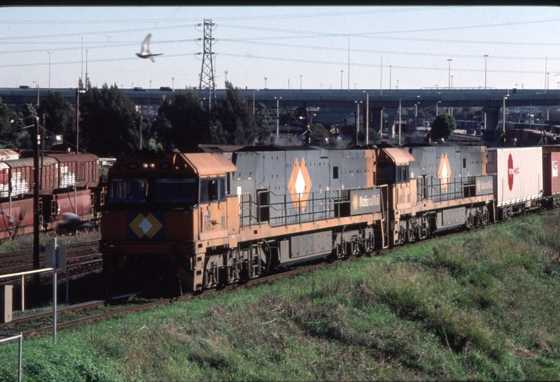 126477: North Melbourne Flyover North end approach NR 81 NR 12 shunting