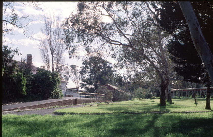 126520: Mont Park looking towards end of track from Melbourne of yard