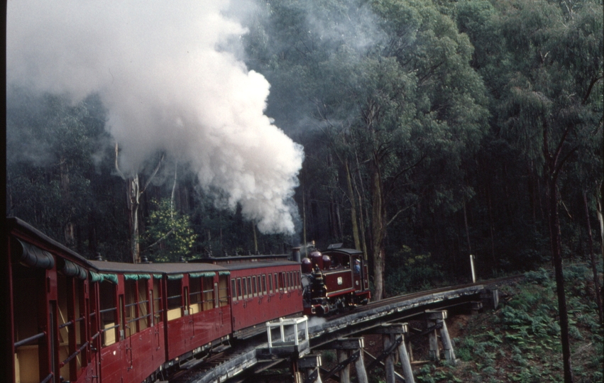 126561: Bridge No 8 Curved Trestle No 28 Passenger to belgrave 14A