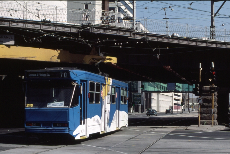 126570: Flinders Street at Spencer Street Up Route 70 A1 240