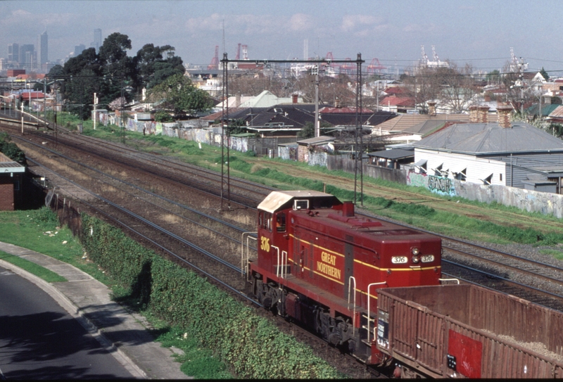 126573: West Footscray Junction Up Spoil Train T 376