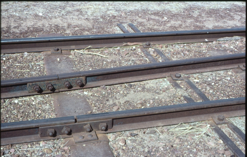 126724: Normanton Steel sleepers in turnout