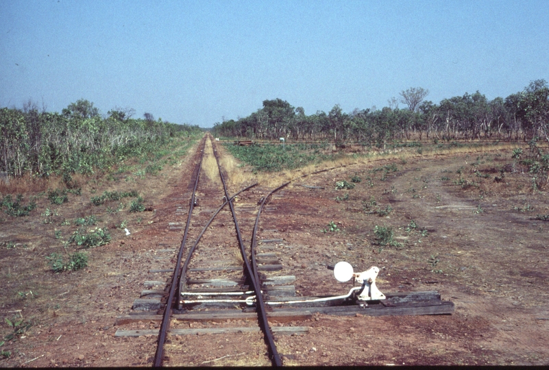 126775: Mile 16 Normanton Railway Critter's Camp East Switch looking West