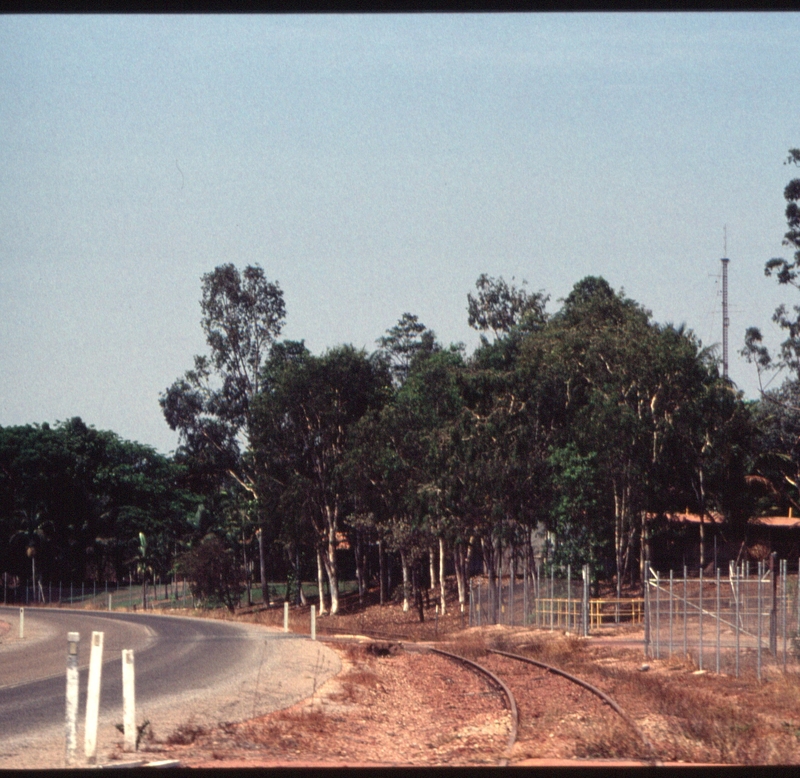 126913: Weipa Port connection looking from intermediate level crossing towards triangular junction