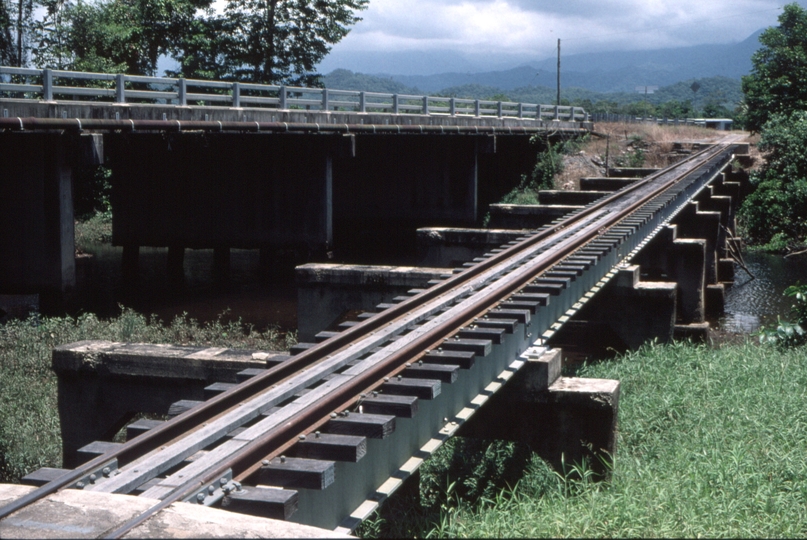 126959: Mossman Mill Saltwater Creek Bridge SW Line Junction looking South