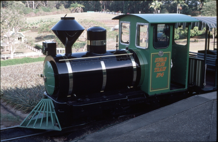 127092: Nambour The Big Pineapple Stabled Passenger No 4 E M Baldwin