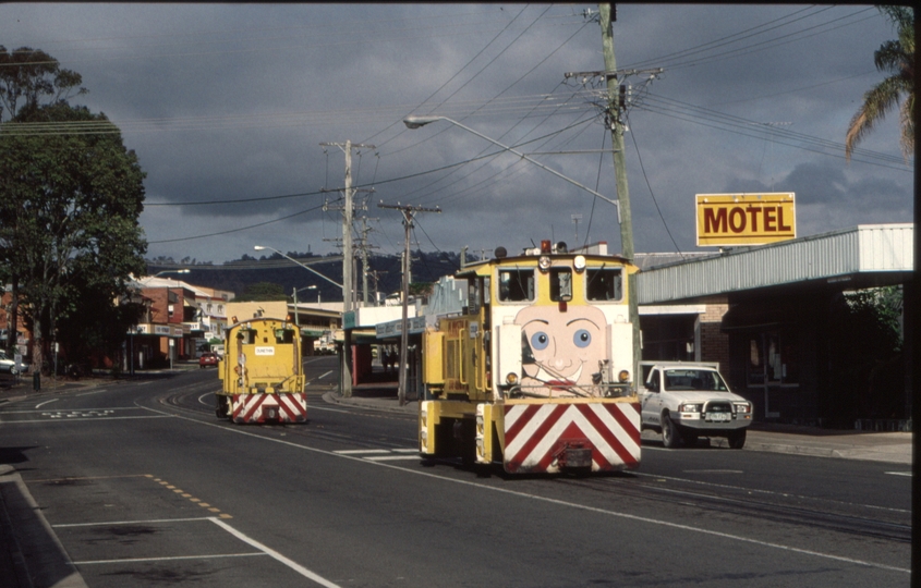 127106: Nambour Mill Howard Street at James Street Outbound Light Engines 'Coolum' 'Dunethin'