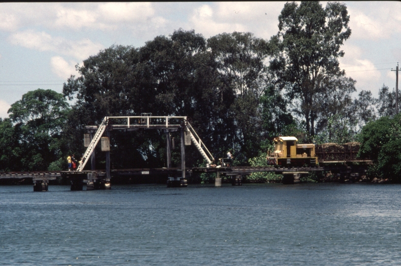 127124: Nambour Mill Maroochy River Bridge 'Jamaica' shunting