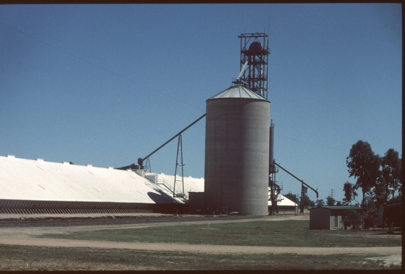 127347: Merrywinebone Silos and bunkers on down side of line