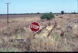 127374: Weemelah Stop Sign looking towards Boggabilla