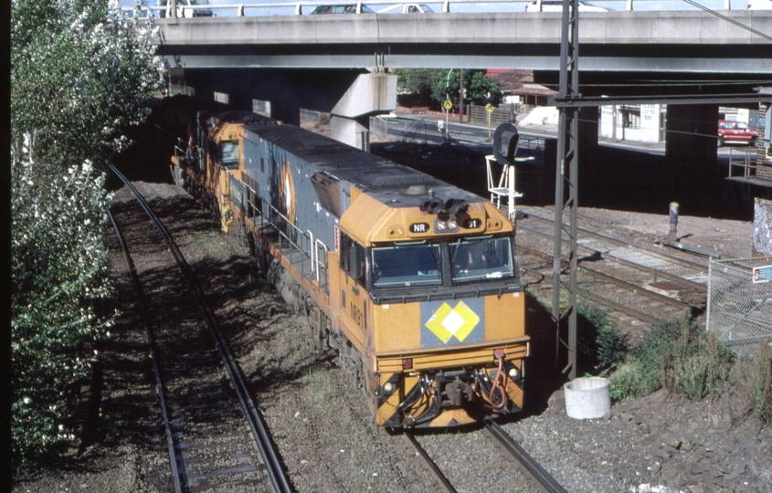 127416: West Footscray Junction Down Adelaide Superfreighter NR 91 NR 99